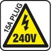 240V / 15A